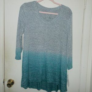 Sonoma Ombre Top Gray Size Medium New With Tags